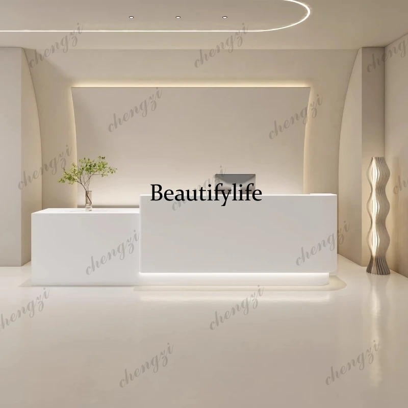 Office Furniture Company - PPP美的デザイン受付デスク 美容高級企業エグゼクティブ受付デスク ユニークモダンモストラドール商業用家具