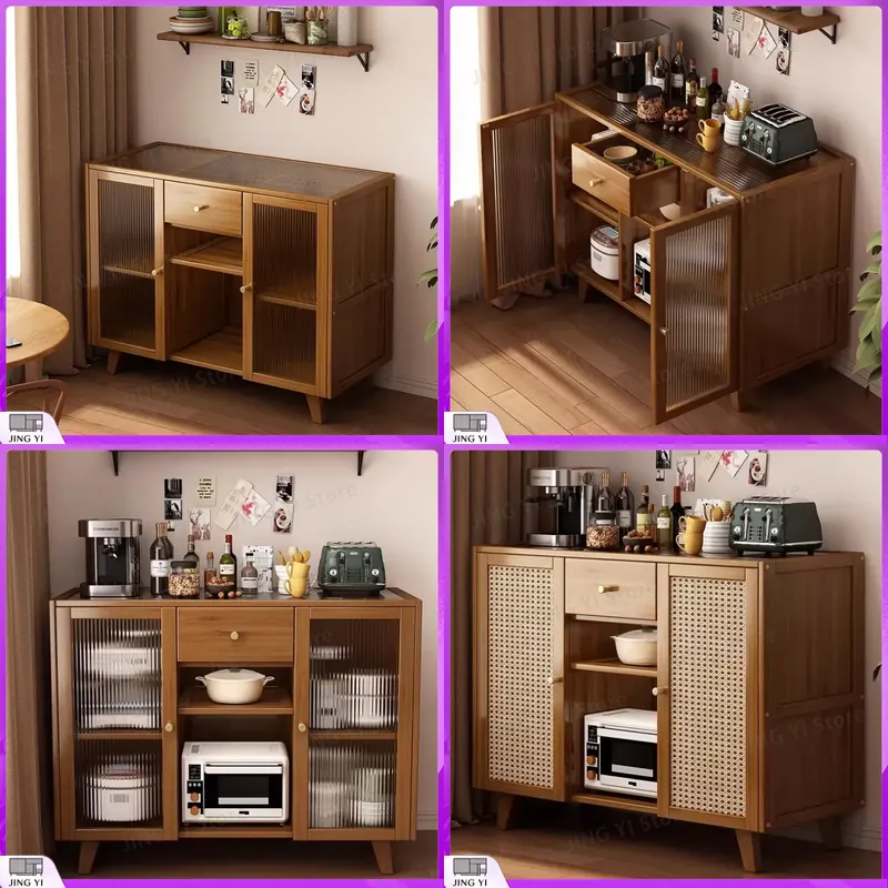 Credenza Office Storage - 木製キッチンキャビネット、ビュッフェサーバー、ダイニングルーム収納、クレデンザ、棚付きバーキャビネット（家庭、オフィス、レストラン、研究室用）