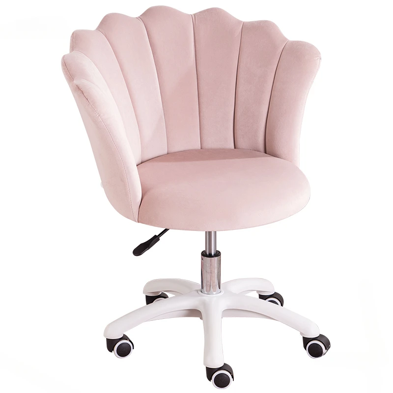 Office Furniture Company - 現代的なベルベットオフィスチェア、会社用回転式ソフトバックレストチェア、ホイール付き、シンプルでクリエイティブなオフィスチェア、eスポーツルーム用