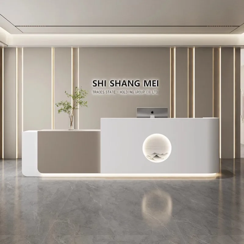 北欧クリームスタイルの受付デスクモダンで豪華な衣料品店会社フ - Office Furniture Company のレビューと価格
