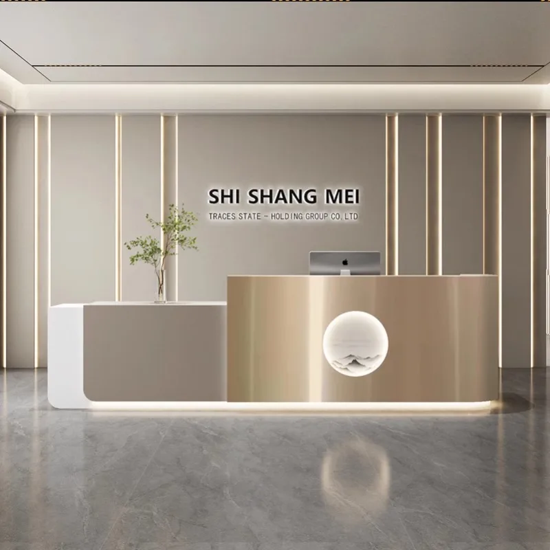 北欧クリームスタイルの受付デスクモダンで豪華な衣料品店会社フ - Office Furniture Company のレビューと価格