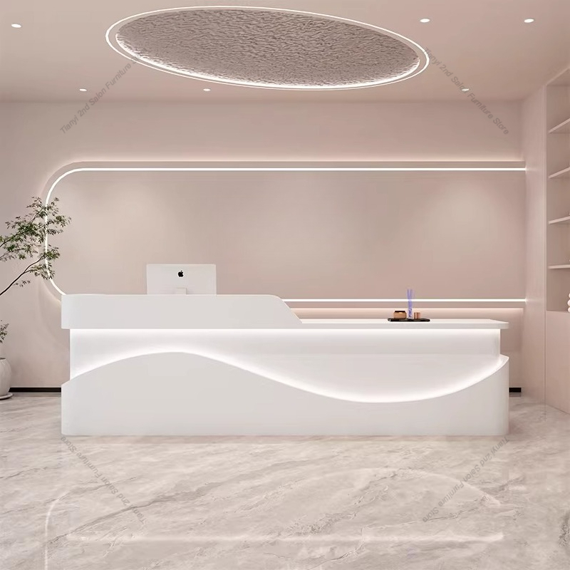 北欧高級美容室レジカウンター、近代的な衣料品店、アートダンス - Office Furniture Company のレビューと価格