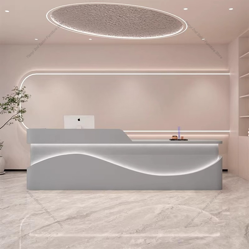 北欧高級美容室レジカウンター、近代的な衣料品店、アートダンス - Office Furniture Company のレビューと価格
