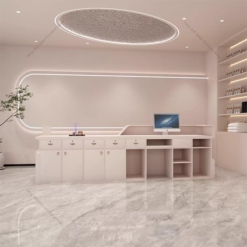 北欧高級美容室レジカウンター、近代的な衣料品店、アートダンス - Office Furniture Company のレビューと価格