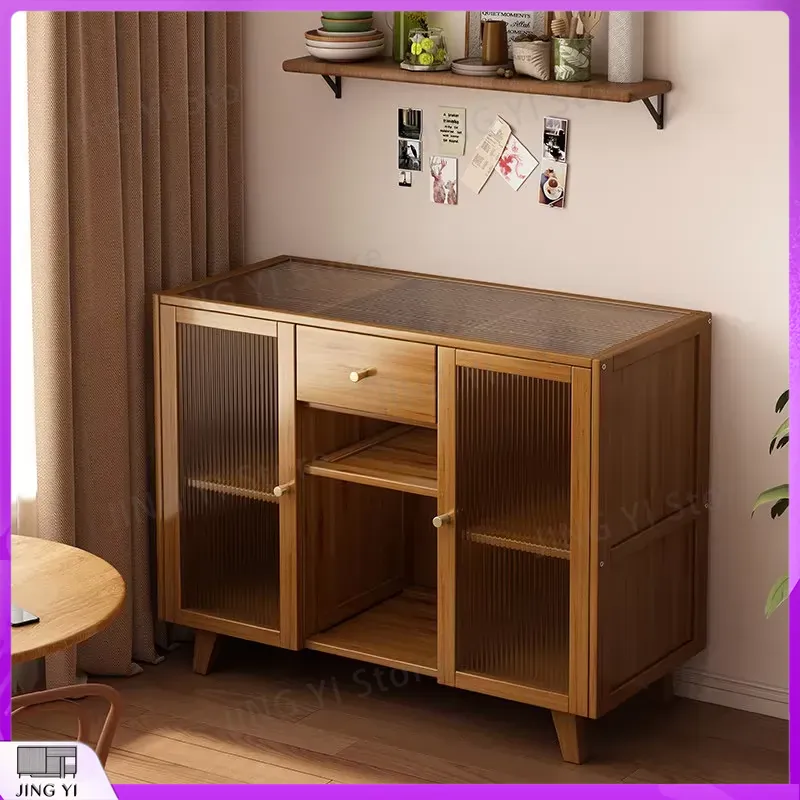 木製キッチンキャビネット、ビュッフェサーバー、ダイニングルー - Credenza Office Storage のレビューと価格