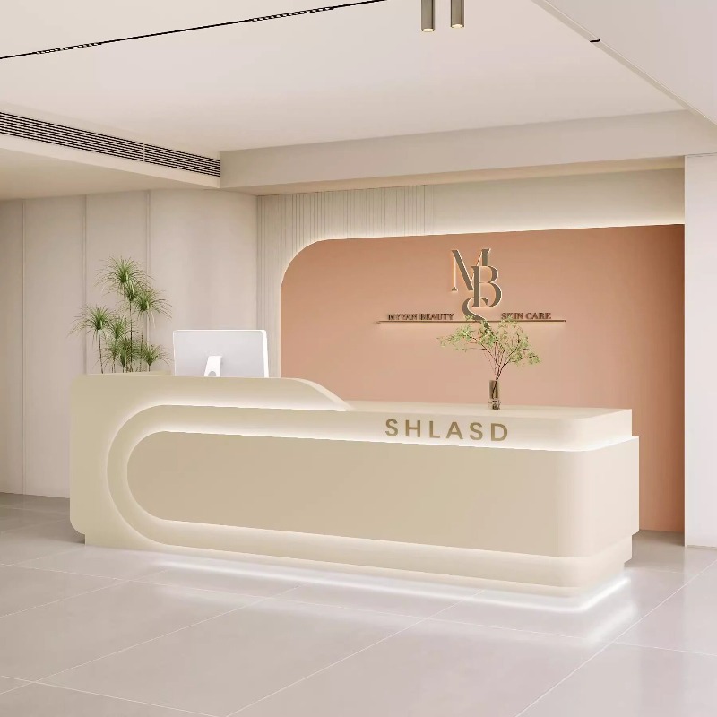 北欧クリームスタイルの美容室バーカウンター、モダンミニマリス - Office Furniture Company のレビューと価格