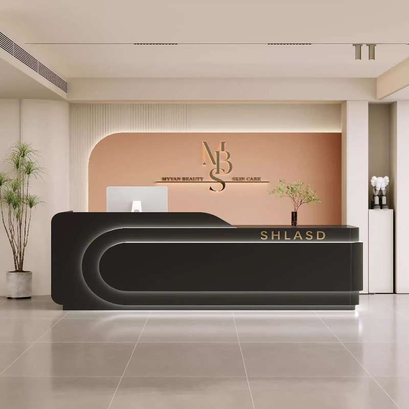 北欧クリームスタイルの美容室バーカウンター、モダンミニマリス - Office Furniture Company のレビューと価格