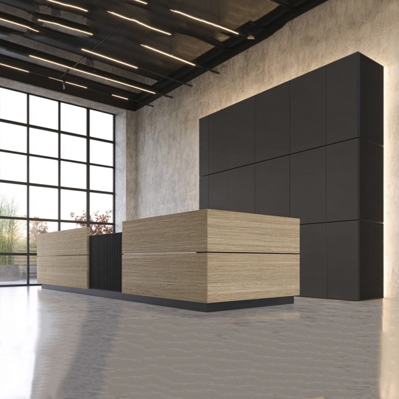 カスタム対応。オフィス家具のカスタマイズが可能。2人用のモダ - Office Furniture Company のレビューと価格