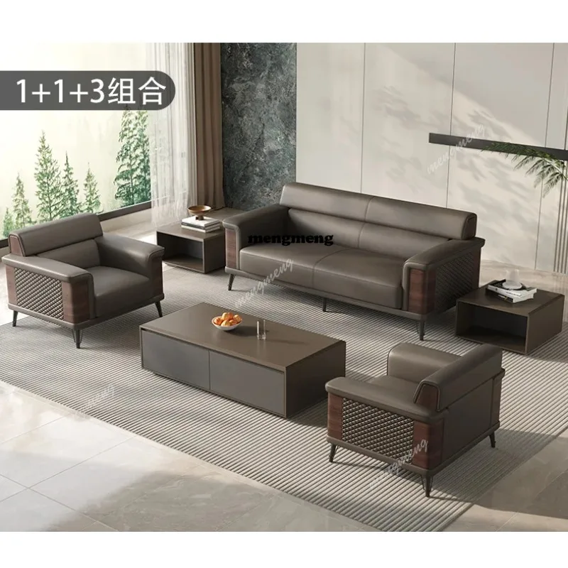 H132 高級PUレザーオフィスソファ コーヒーセット オフ - Office Furniture Company のレビューと価格