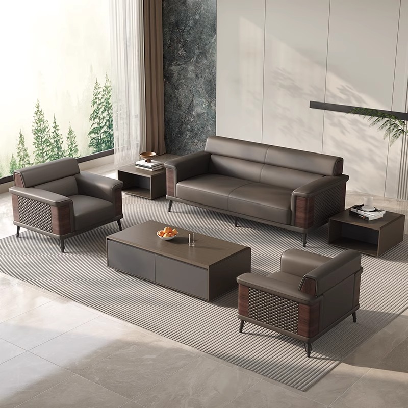 高級PUレザーオフィスソファ コーヒーセット 会社オフィスソ - Office Furniture Company のレビューと価格